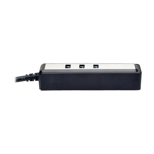 Staple 4-Port USB 3.0 Hub – Black – Rapid Charging – Portable Adapter