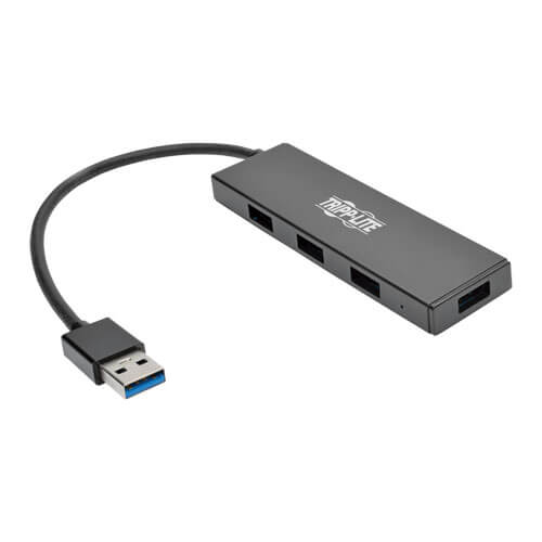 4-Port Ultra-Slim Portable USB 3.0 SuperSpeed Hub | Tripp Lite