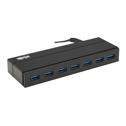 Plug and Play Computer & Networking 7 Ports USB 3.0 HUB White Color : Black Support 1TB Super Speed 5Gbps 