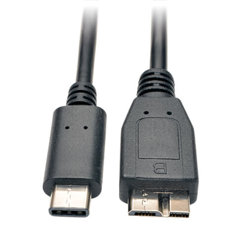 USB-C Type C USB 3.1 Male to Micro B USB 3.0 M/M Charger Data Transfer Cable AU 