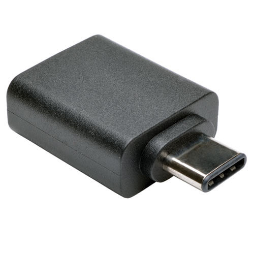 Black Basics USB Type-C to USB 3.1 Gen1 Female Adapter
