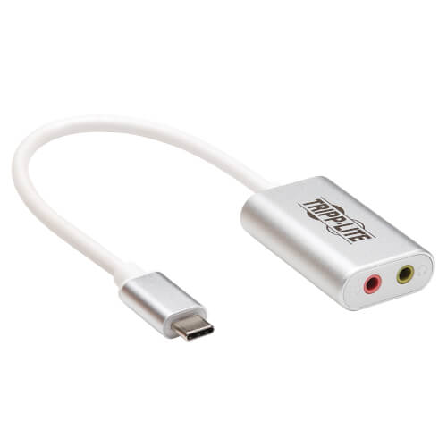 USB-C to mm Stereo - 2.0, Silver | Eaton