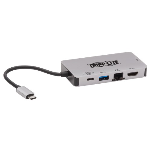 USB C Docking Station Multiple Port with 2 HDMI/1 VGA/1Mini DP/1 LAN RJ45 Ethernet/4 USB 3.0/1 SD/TF Card Reader/1 Audio 3.5mm/1 DC/1 Type C PD Charging Port by UCOUSO Silver