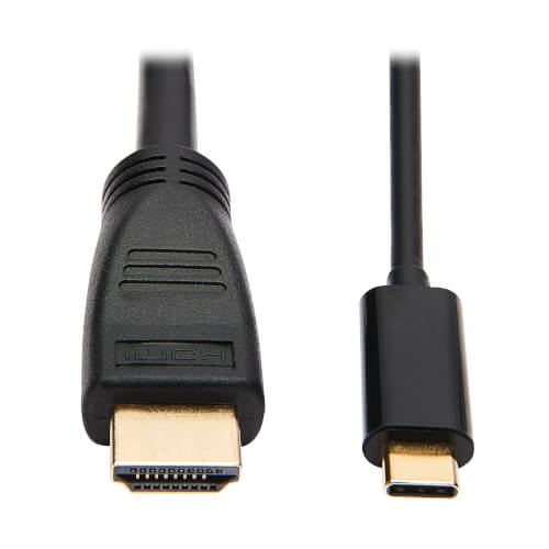 6ft (1.8m) USB-C® to HDMI® Audio/Video Adapter Cable - 4K 60Hz, Adapters  and Couplers