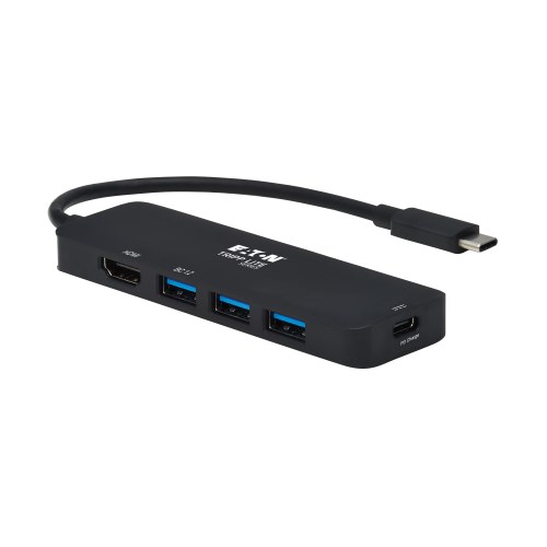 thumbnail image 2 of LENTION 3.3FT Long Cable USB C Multiport Hub With 4K HDMI, 4 USB 3.0, Type C Charging Adapter Compatible 2020 2016 2 of 9