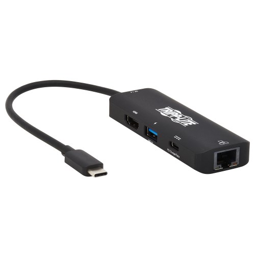 CY USB-C Type-C to Ethernet & USB2.0 Female Type C Multiport Adapter Docking 