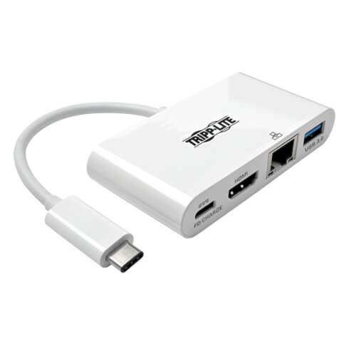 USB-C Multiport Adapter, USB Ethernet, Charging | Eaton