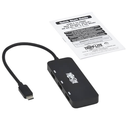 USB-C Adapter, Triple HDMI 4K MST Adapter