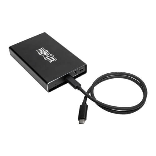 USB 3.1 Gen 2 SATA SSD/HDD to USB-C Enclosure Adapter | Tripp Lite