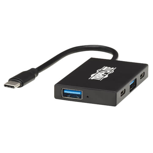 4-Port Hub - 10 Gbps, USB-A, USB-C, Thunderbolt 3