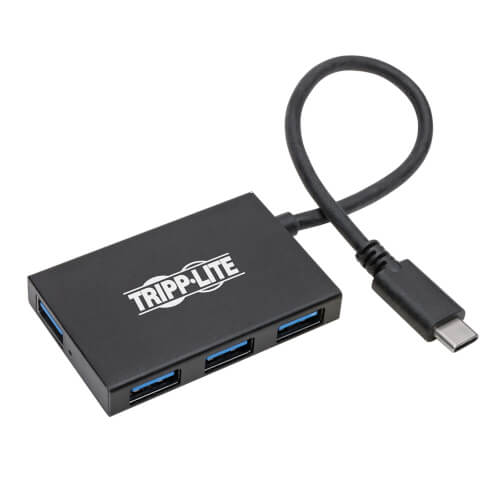 4-Port USB Hub, 10 Gbps, USB-A, Thunderbolt 3 | Eaton