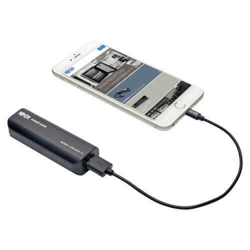 binnenvallen Beschaven Schema Portable Charger - USB-A, 2600mAh Power Bank, Lithium-Ion, Black | Eaton