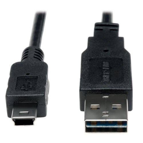 Universal Reversible USB 2.0 Converter Adapter Cable A to Mini B