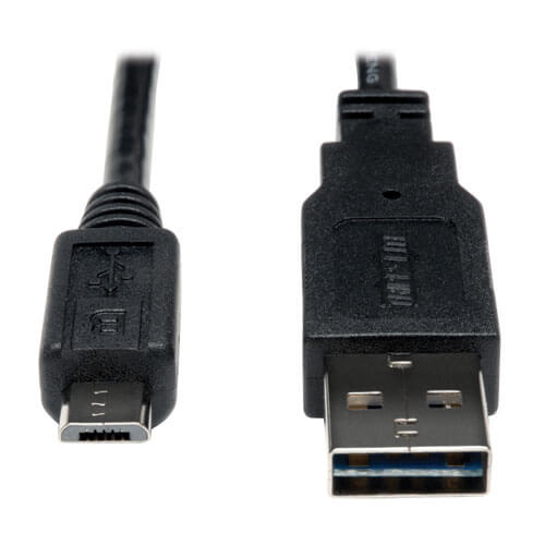 1FT Micro USB 2.0 Male To Micro 5 Pin B Male Data Charge Converter Adapter Cable