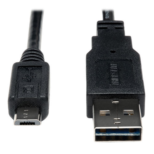 Gold Plated 105460 1 Monoprice 15-Feet USB 2.0 A Male to Micro 5pin Male 28/24AWG Cable with Ferrite Core