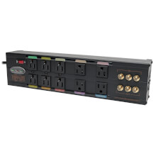 Isobar surge protectors for audio/video home theater