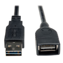 USB 2.0 Panel Mount Extension Cable (A/A M/F), 6-in. | Eaton