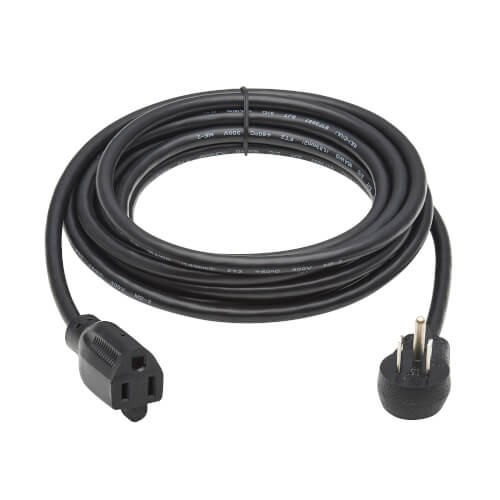 90 degree power cord plug