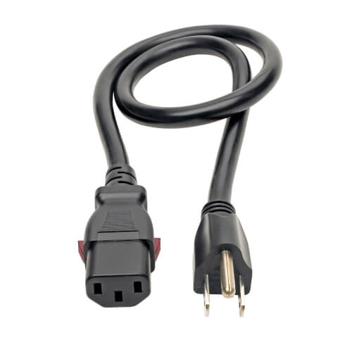 gripping power cord plug