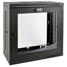 srw12u13g very low-profile patch-depth wall-mount rack enclosure cabinet