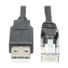 Eaton Tripp Lite Cisco Console Rollover Cables - USB-A to RJ45