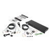 Includes two 6 ft. cable kits, 5 ft. power cord w/NEMA plug, upgrade cable, grounding wire, rack-mounting hardware &amp; owner’s manual.
