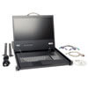 Package includes unit, power cord, serial cable, KVM/console jumper cable and owner's manual. 