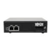 Ethernet ports connect to network using Cat5e cabling (Tripp Lite N001- and N002-Series) for primary connection and automatic failover.