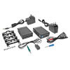 Transmitter, receiver, IR cables, screwdriver, external power supplies, mounting hardware and owner's manual are included.