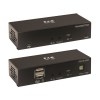 DisplayPort to HDMI over Cat6 Extender Kit, KVM Support, 4K 60Hz, 4:4:4, USB, PoC, HDCP 2.2, 230 ft., TAA B127A-1A1-BDBH