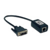 DVI over Cat5/6 Passive Extender, Remote Receiver for Video, DVI-D Single Link, Up to 100 ft. (30 m), TAA B140-1P0