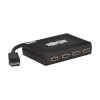 4-Port DisplayPort to HDMI Multi-Monitor Splitter, MST Hub, 4K 60 Hz, DP 1.2a, TAA B156-004-HD-V3