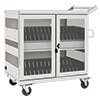 Sturdy steel cabinet with powder-coated finish ships fully assembled for immediate use.