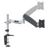 Full Motion Desk Mount for 13" to 27" Monitors - clamp and grommet DDR1327S