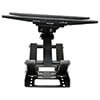 Arms extend from 5 to 20 inches. Features 120° swivel, -15° to +15° tilt and -5° to +5° screen level adjustment.