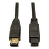 FireWire 800 IEEE 1394b Hi-speed Cable (9pin/6pin M/M) 6 ft. (1.83 m) F017-006