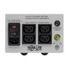 Sensitive medical equipment connects to 4 C13 outlets with fuse overload protection and a one-touch on/off switch.