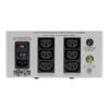 Sensitive medical equipment connects to 6 C13 outlets with fuse overload protection and a one-touch on/off switch.