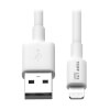 USB-A to Lightning Sync/Charge Cable (M/M) - MFi Certified, White, 10 ft. (3 m) M100-010-WH