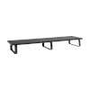 Extra-Wide Dual-Monitor Riser for Desk, 39 x 10 in. - Wood, Black MR4010
