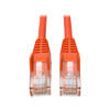 Cat5e 350 MHz Snagless Molded (UTP) Ethernet Cable (RJ45 M/M) - Orange, 3 ft. (0.91 m) N001-003-OR