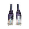 Cat5e 350 MHz Snagless Molded (UTP) Ethernet Cable (RJ45 M/M) - Purple, 5 ft. (1.52 m) N001-005-PU