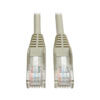 Cat5e 350 MHz Snagless Molded (UTP) Ethernet Cable (RJ45 M/M), PoE - Gray, 20 ft. (6.09 m) N001-020-GY