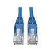 Cat5e 350 MHz Snagless Molded (UTP) Ethernet Cable (RJ45 M/M),, PoE - Blue, 35 ft. (10.67 m) N001-035-BL