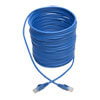 35 foot cable is color-coded blue for easy ID in a crowded rack or panel. Ensures peak performance throughout your Cat5/5e network.