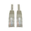 Cat5e 350 MHz Molded (UTP) Ethernet Cable (RJ45 M/M), PoE - Gray, 1 ft. (0.31 m) N002-001-GY