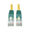 Cat5e 350 MHz Crossover Molded (UTP) Ethernet Cable (RJ45 M/M) - Yellow, 10 ft. (3.05 m) N010-010-YW