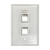 N042AB-002-IVG back view small image | Faceplates & Boxes
