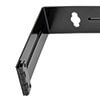 Precision-made from heavy-duty 14-gauge steel with a glossy black finish, this bracket supports universal left- or right-hinge mounting.