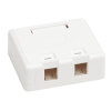 N082-002-WH front view small image | Faceplates & Boxes